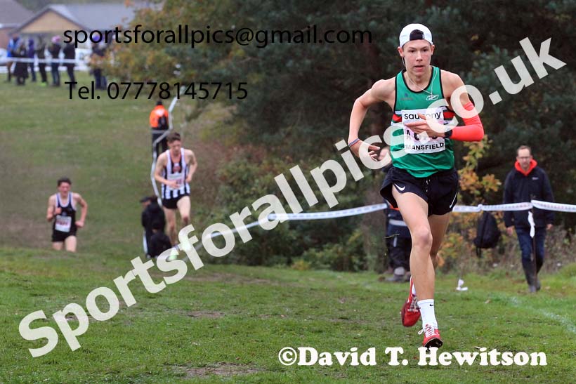 Mens Under-17s, 2022 National Cross Country Relays, Berry Hill Park, Mansfield.  Photo: David T. Hewitson/Sports for All Pics